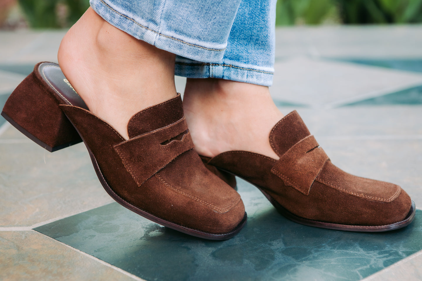 Chocolat Blu | Delilah in Brown Suede
