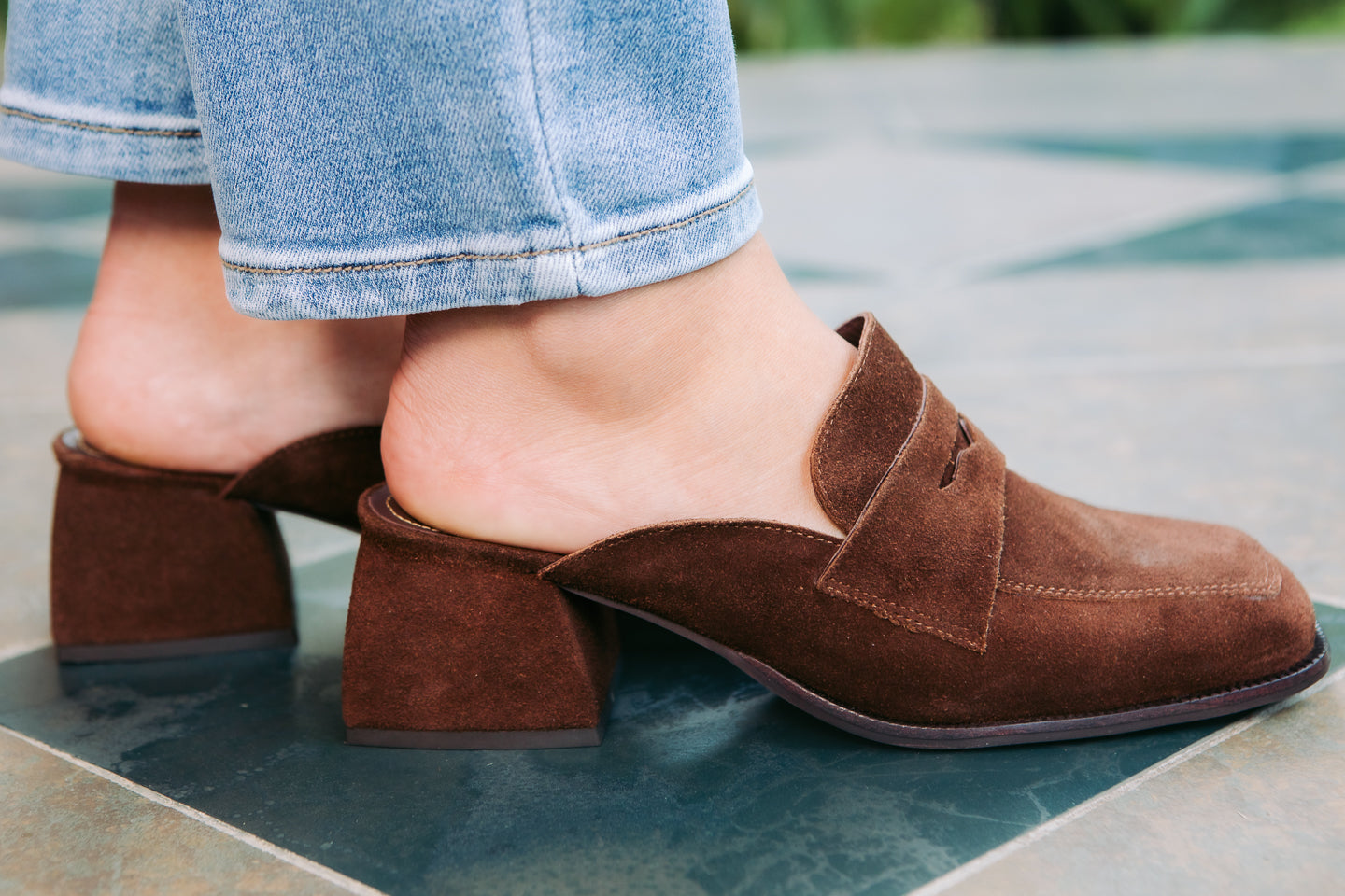Chocolat Blu | Delilah in Brown Suede