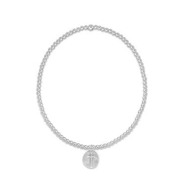 Enewton | Classic Sterling 2mm Bead Bracelet - Inspire Small Silver Charm