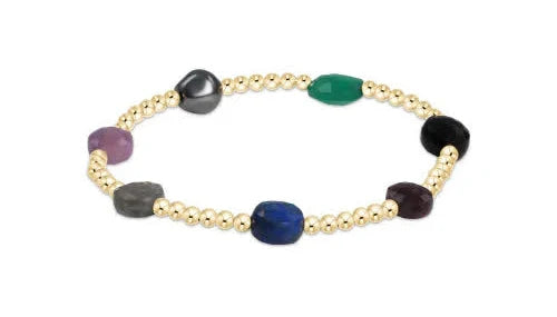 Enewton | Admire Gemstone Gold 3mm Bead Bracelet - Hot Mess Fall/Winter