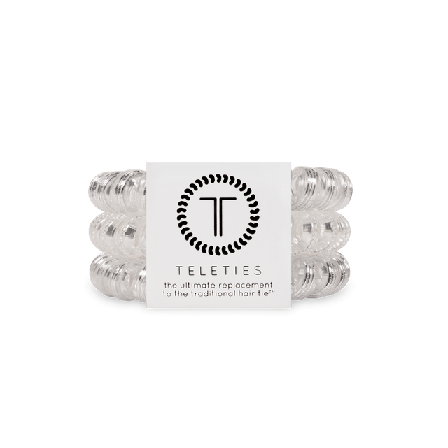 Teleties | Silver Slay Large Hair Ties