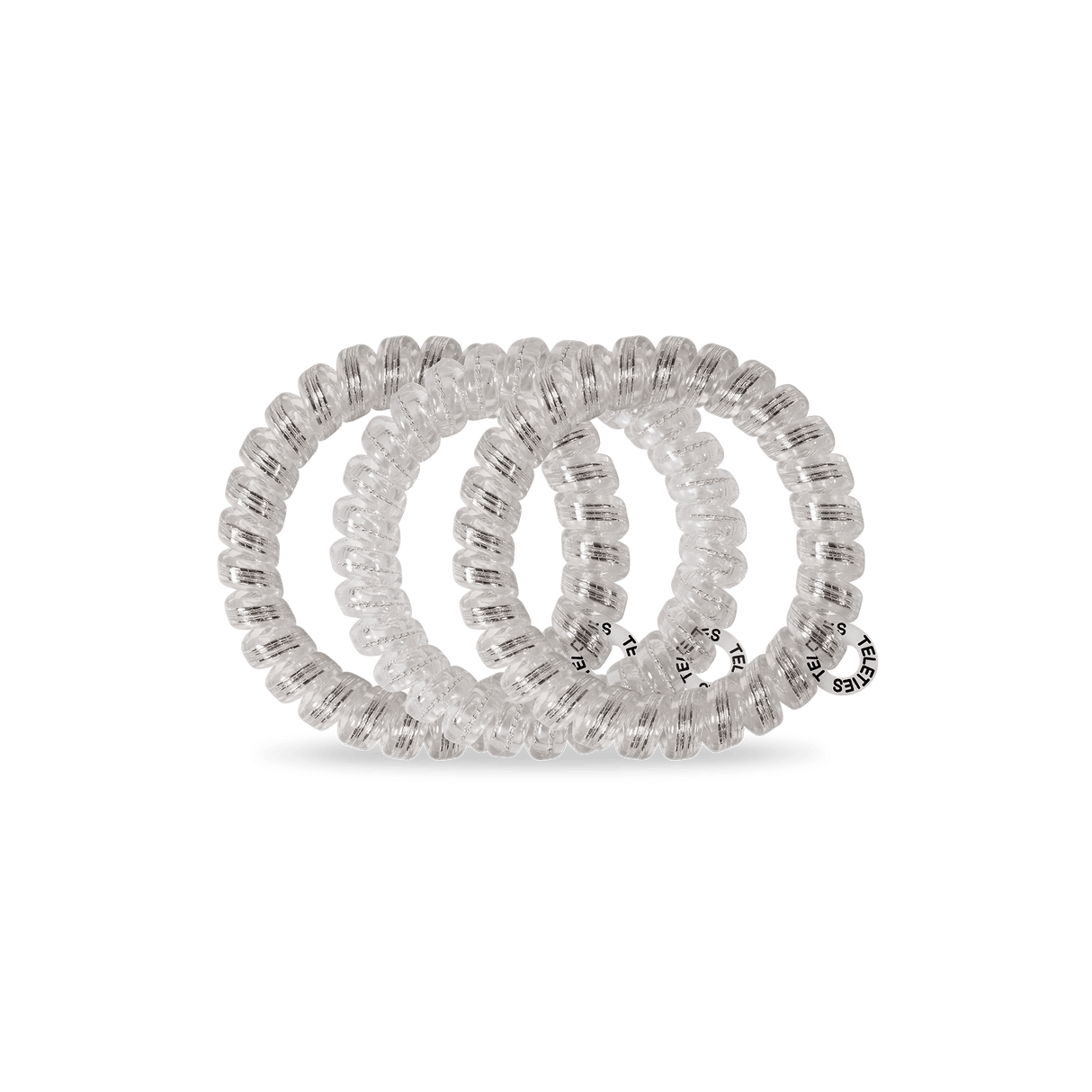 Teleties | Silver Slay Large Hair Ties