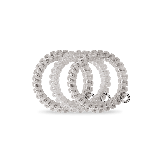 Teleties | Silver Slay Large Hair Ties