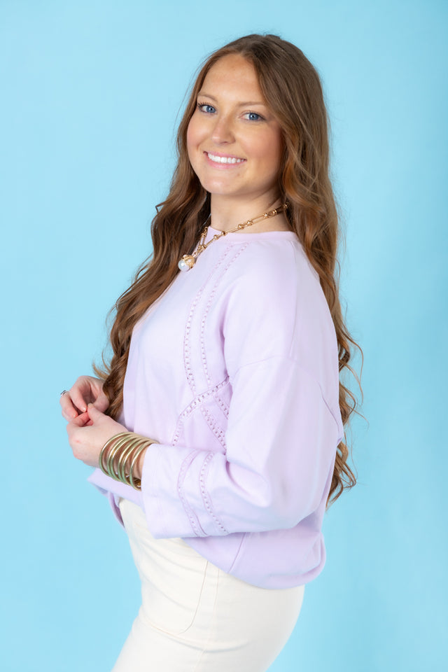 Soft Washed Terry Knit Pullover