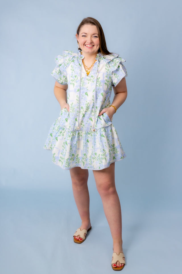 Floral Meadows Mini Dress