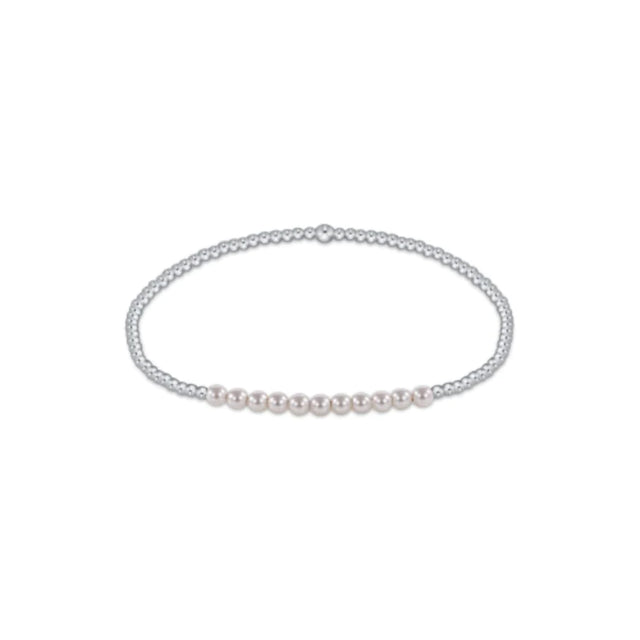 Enewton | Classic Sterling 2mm Bead Bracelet - Pearl