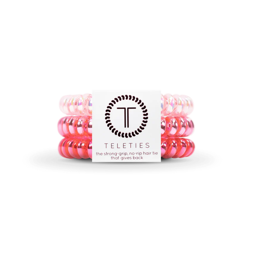 Teleties | Think Pink Small Hair Ties