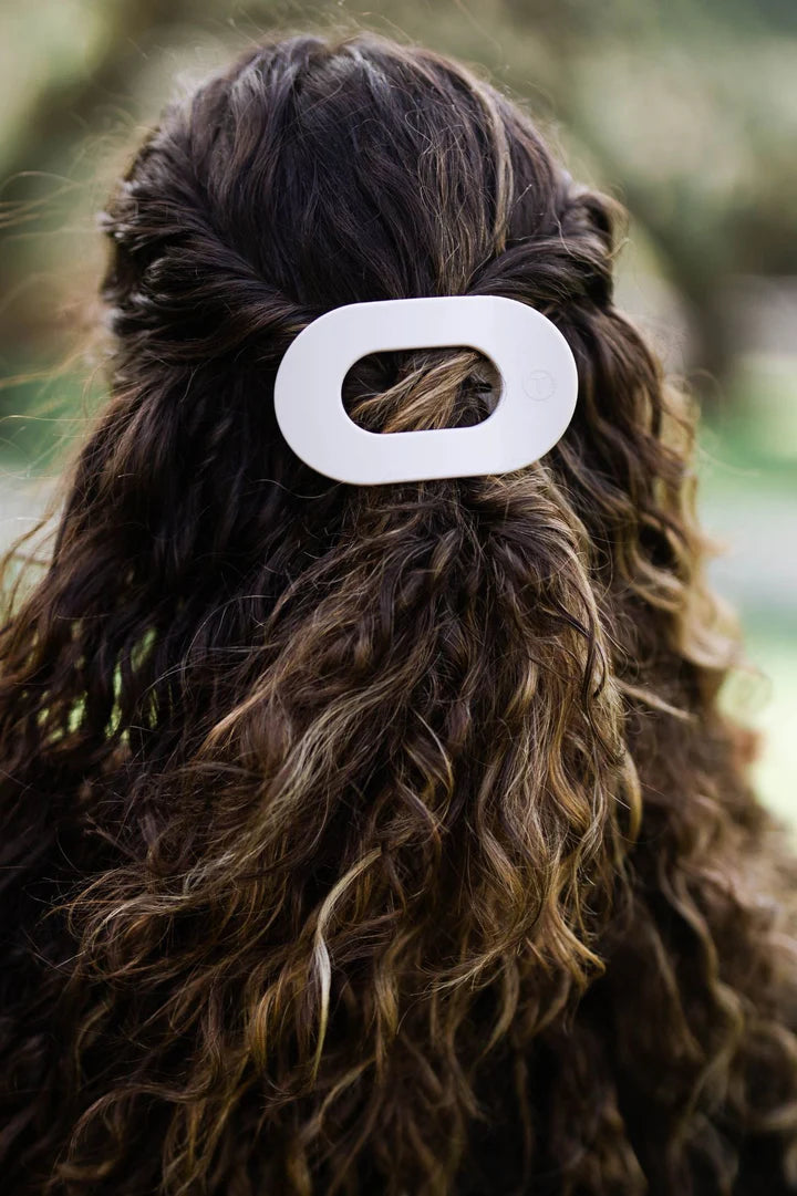 Teleties | Toasted Medium Flat Round Clip