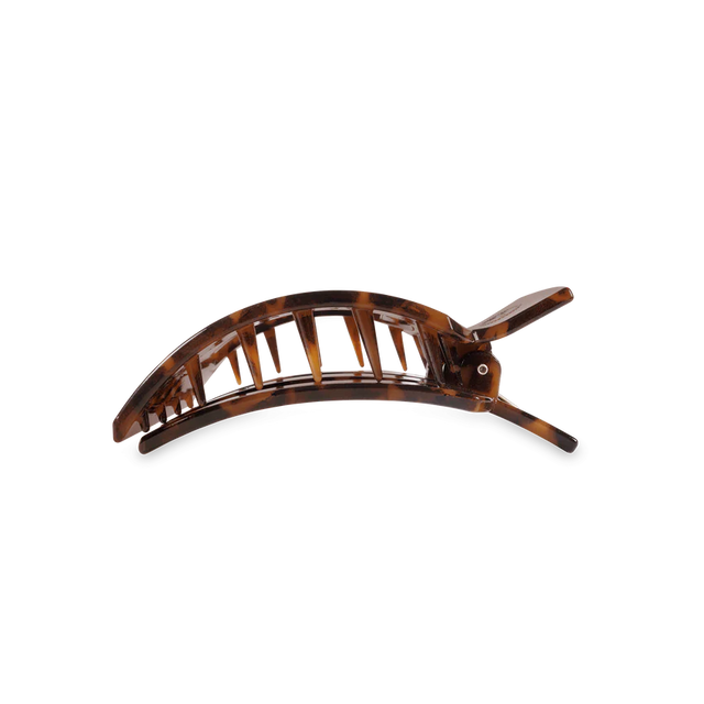 Teleties | Tortoise Medium Flat Square Clip