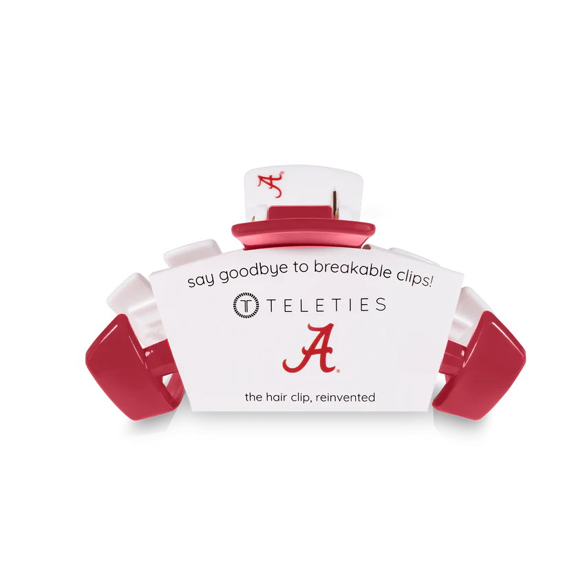 Teleties | University of Alabama Medium Hair Clip