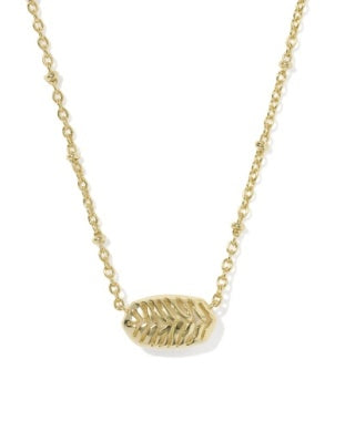 Kendra Scott | Tiger Striped Elisa Short Pendant Necklace