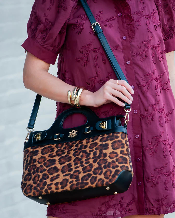 Caroline Hill | Savannah Handbag - Spotted Saddle