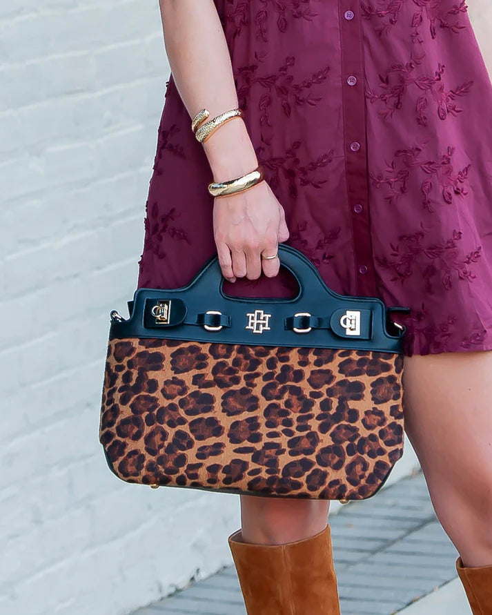 Caroline Hill | Savannah Handbag - Spotted Saddle