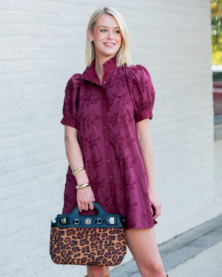 Caroline Hill | Savannah Handbag - Spotted Saddle