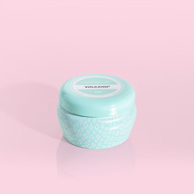 Capri Blue | Volcano Aqua Printed Mini Tin 3oz
