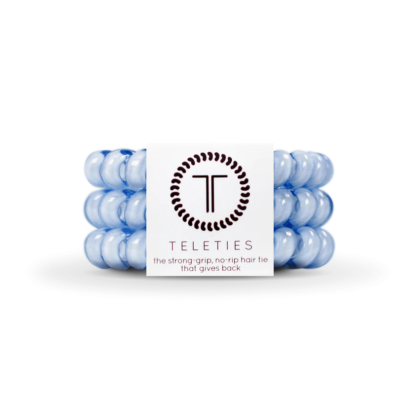 Teleties | Washed Denim Large Hair Ties