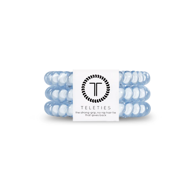 Teleties | Washed Denim Small Hair Ties