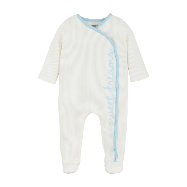 Mudpie | Chainstitch Blue Baby Sleeper