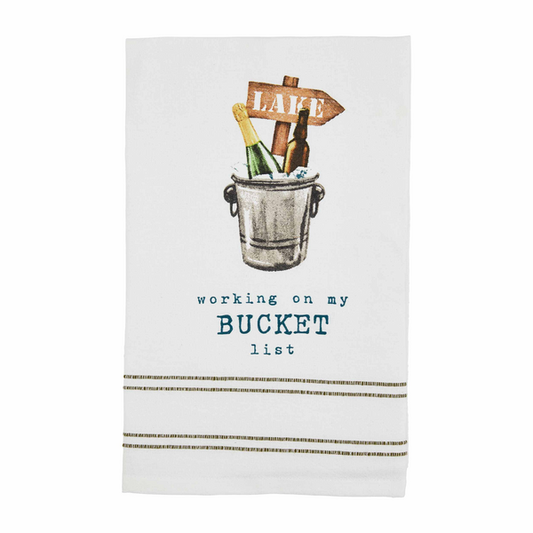 Mudpie | Bucket Watercolor Hand Towel