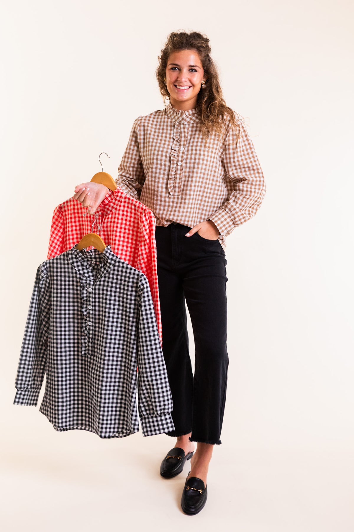 The Collins Gingham Top