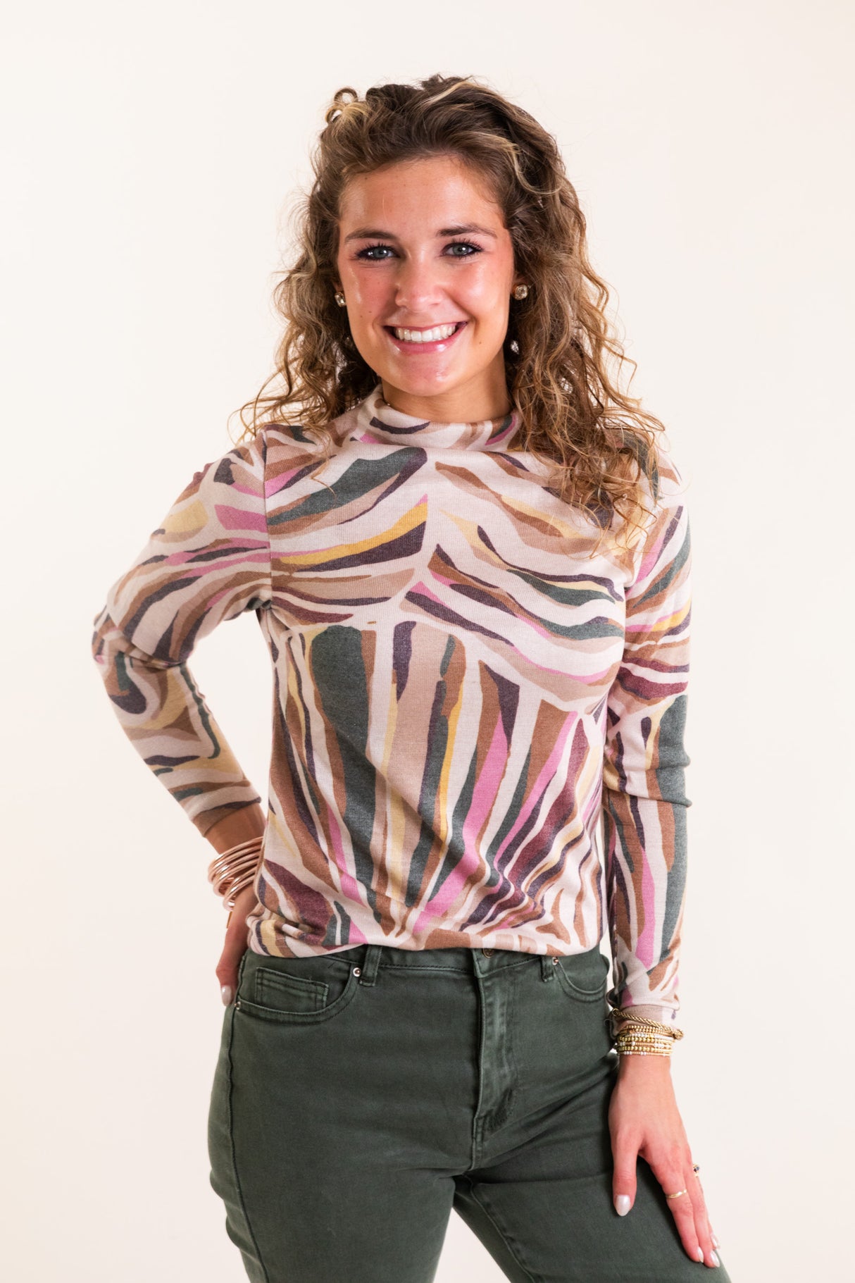 The Painted Safari Blouse