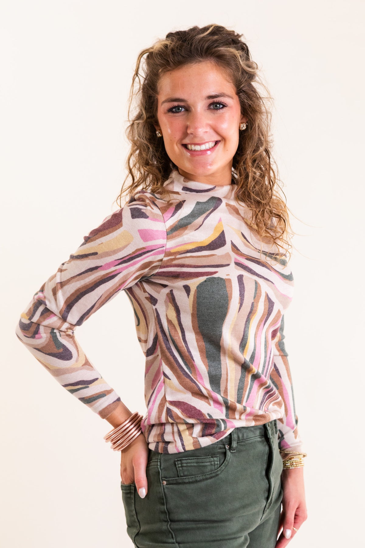 The Painted Safari Blouse