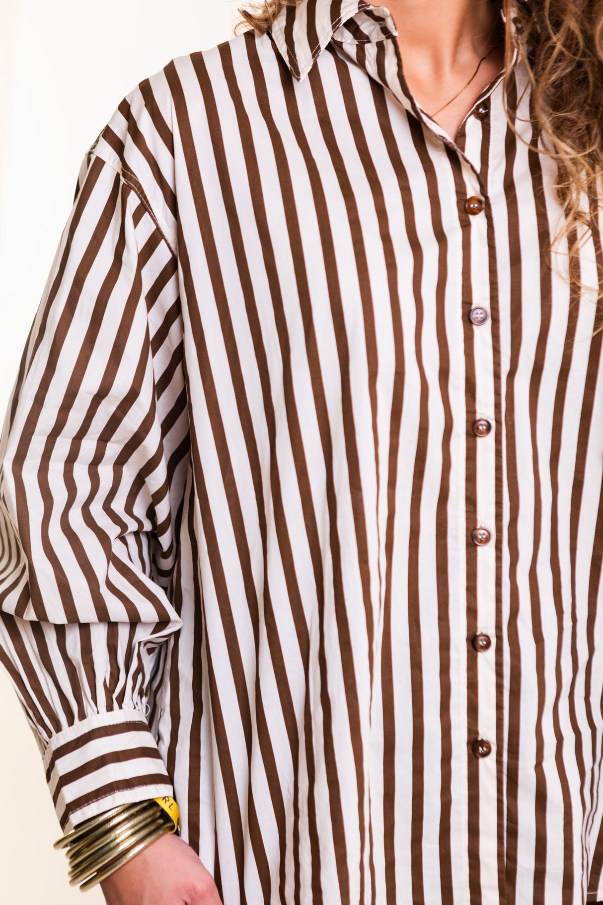The Oxford Hour Striped Blouse