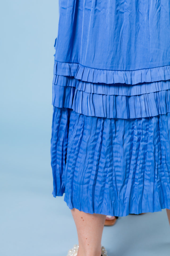 Current Air | Sereia Pleated Midi Dress
