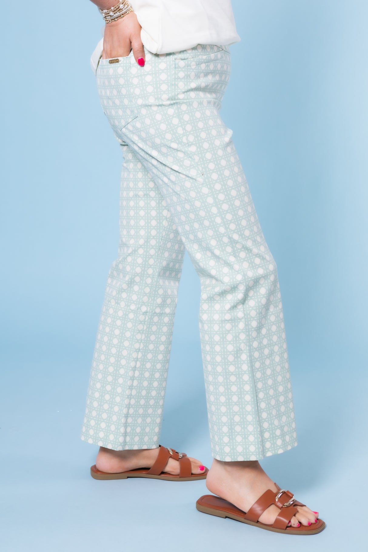 Spartina | Maren Kick Flare Pant Sugar Mill Cane