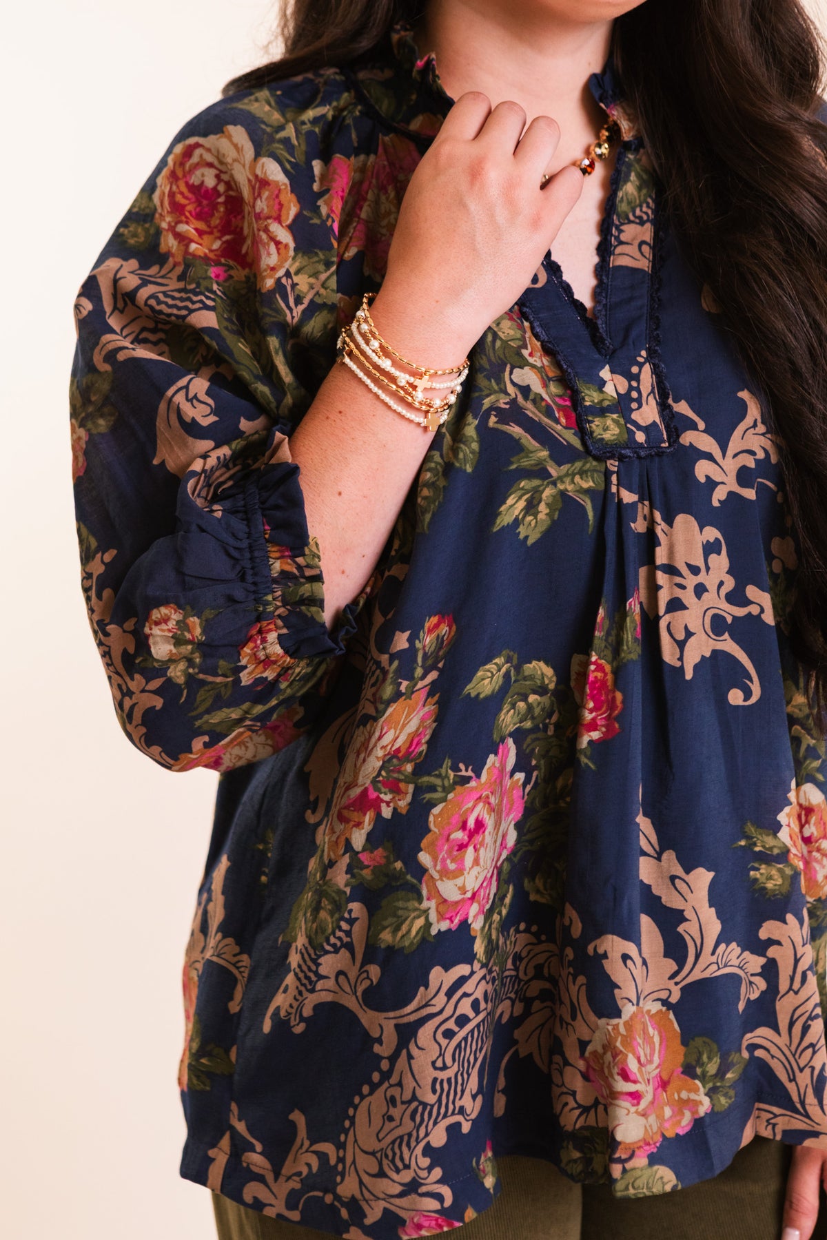 The Margot Heirloom Floral Top