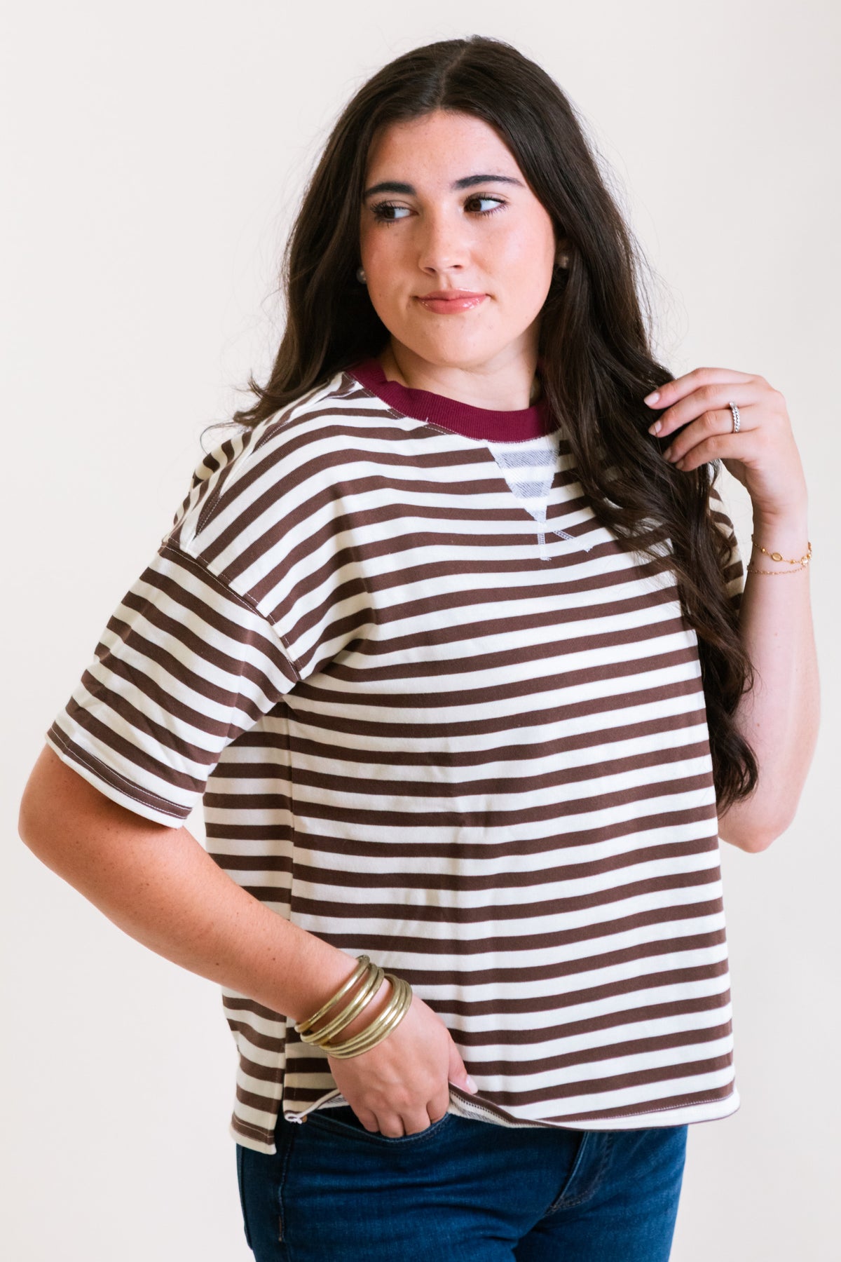 The Maple Street Stripe Tee