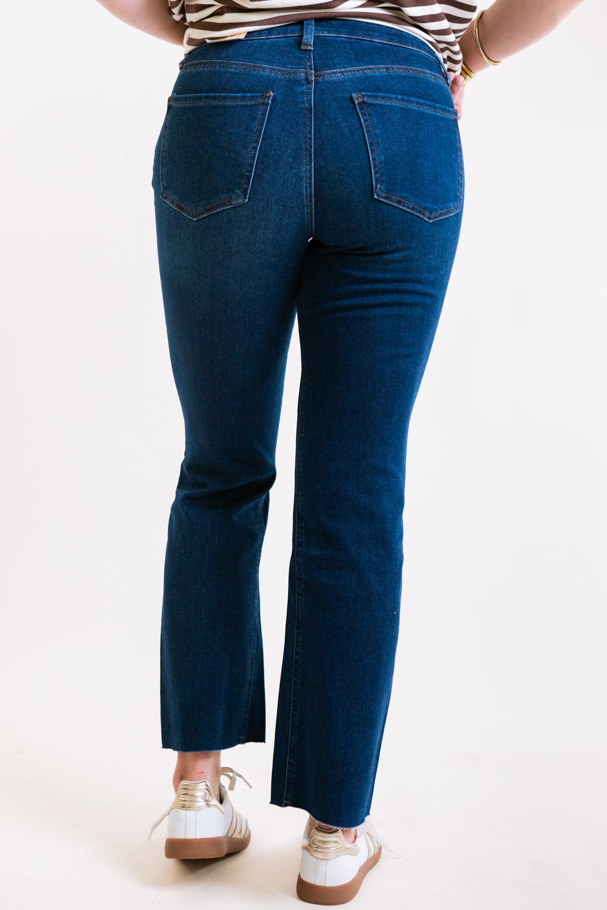 Kut from the Kloth | Kelsey High Rise Ankle Flare Jeans in Improve