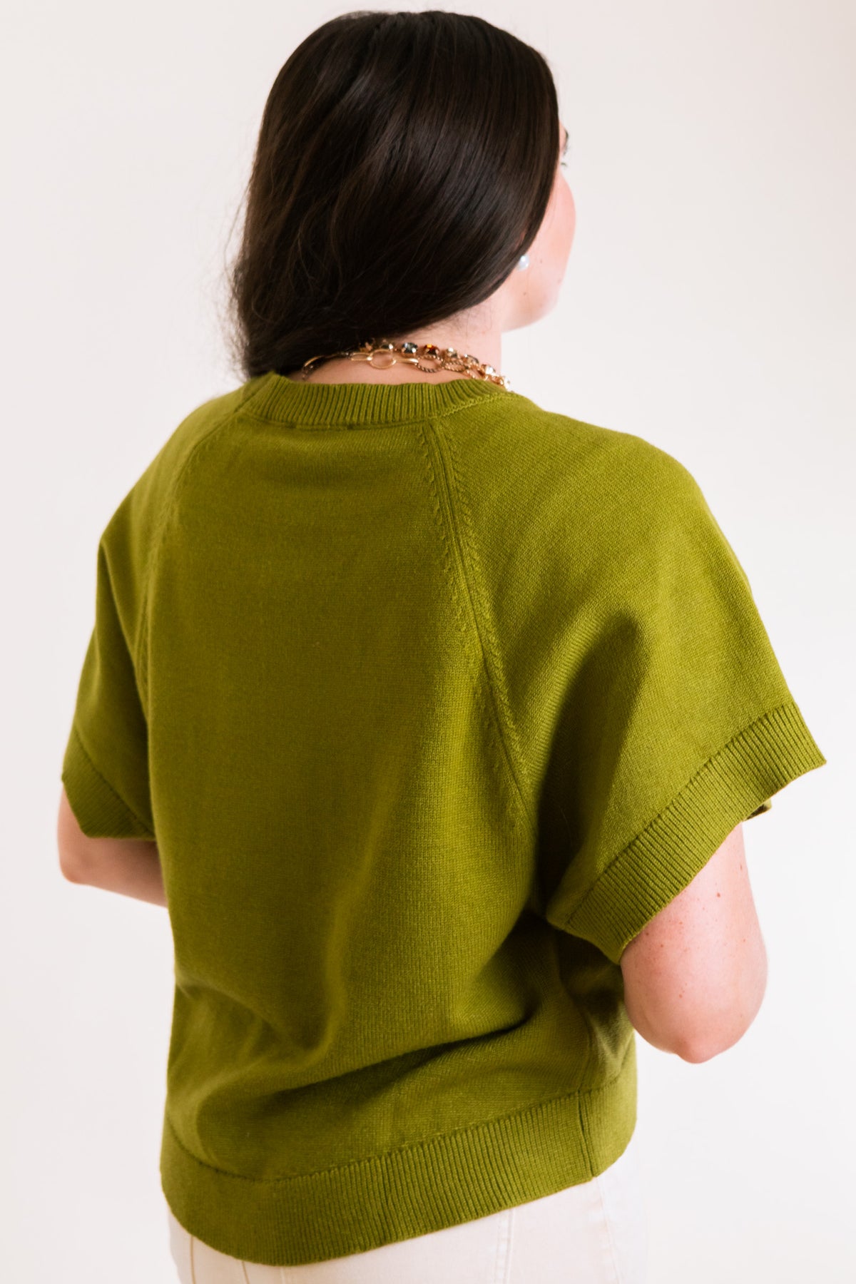 The Jovie Olive Knit
