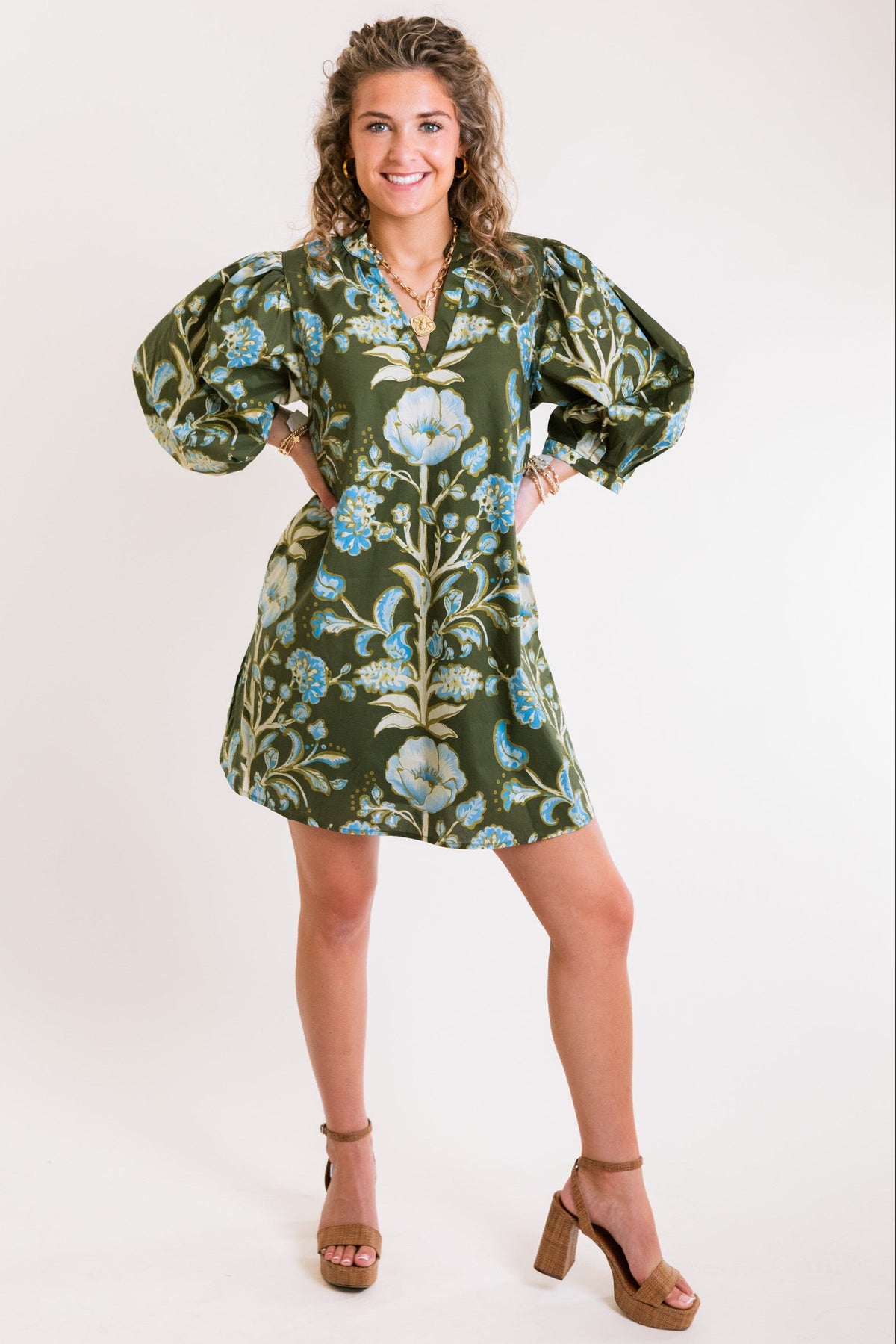 The Annabelle Olive Dress