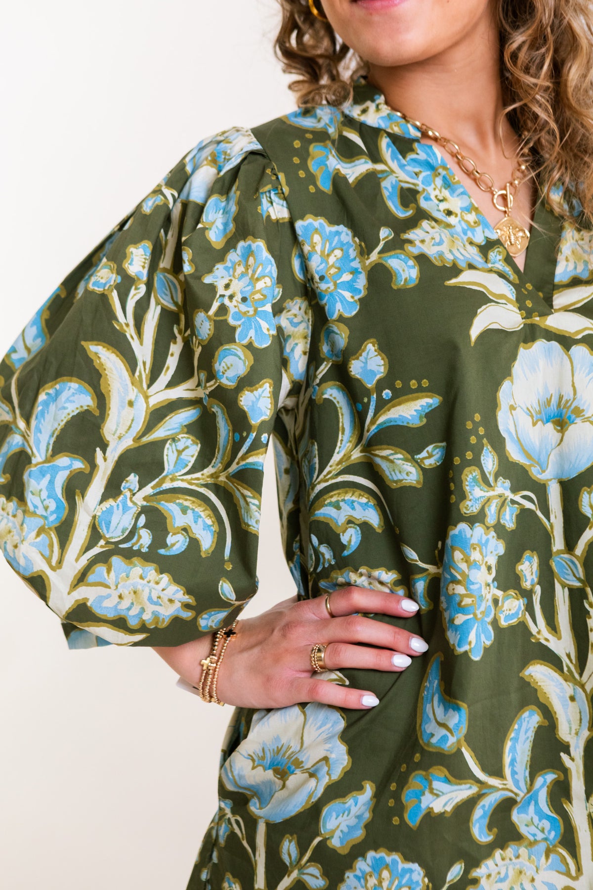 The Annabelle Olive Dress