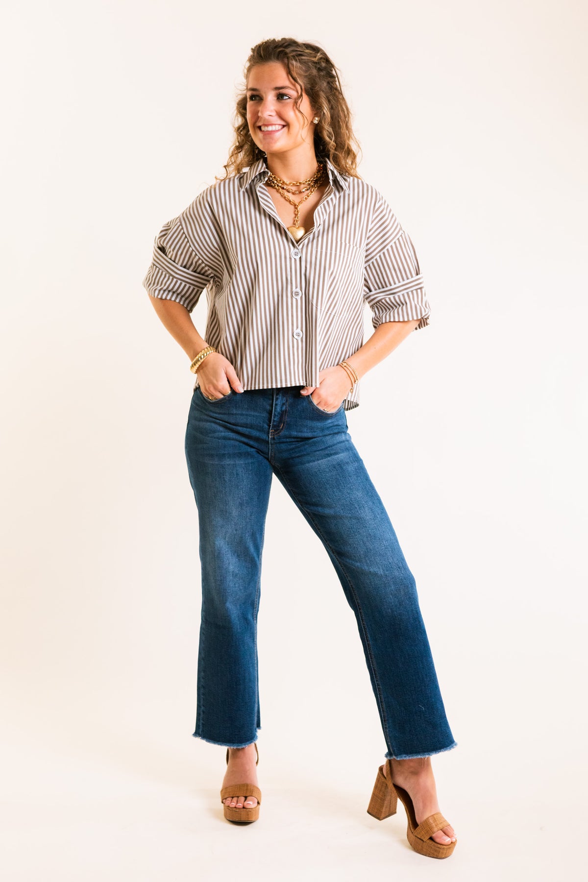 The Claire Stripe Top