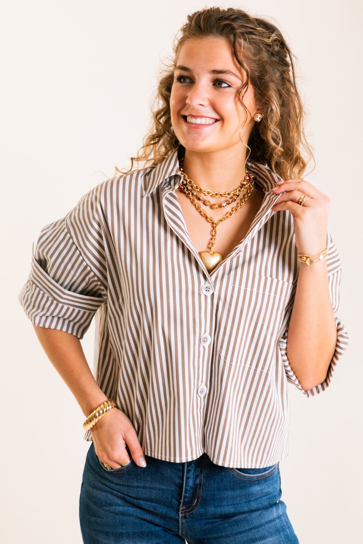 The Claire Stripe Top