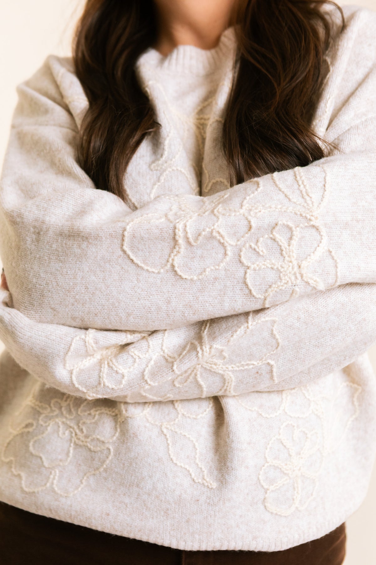 The Annelise Floral Knit