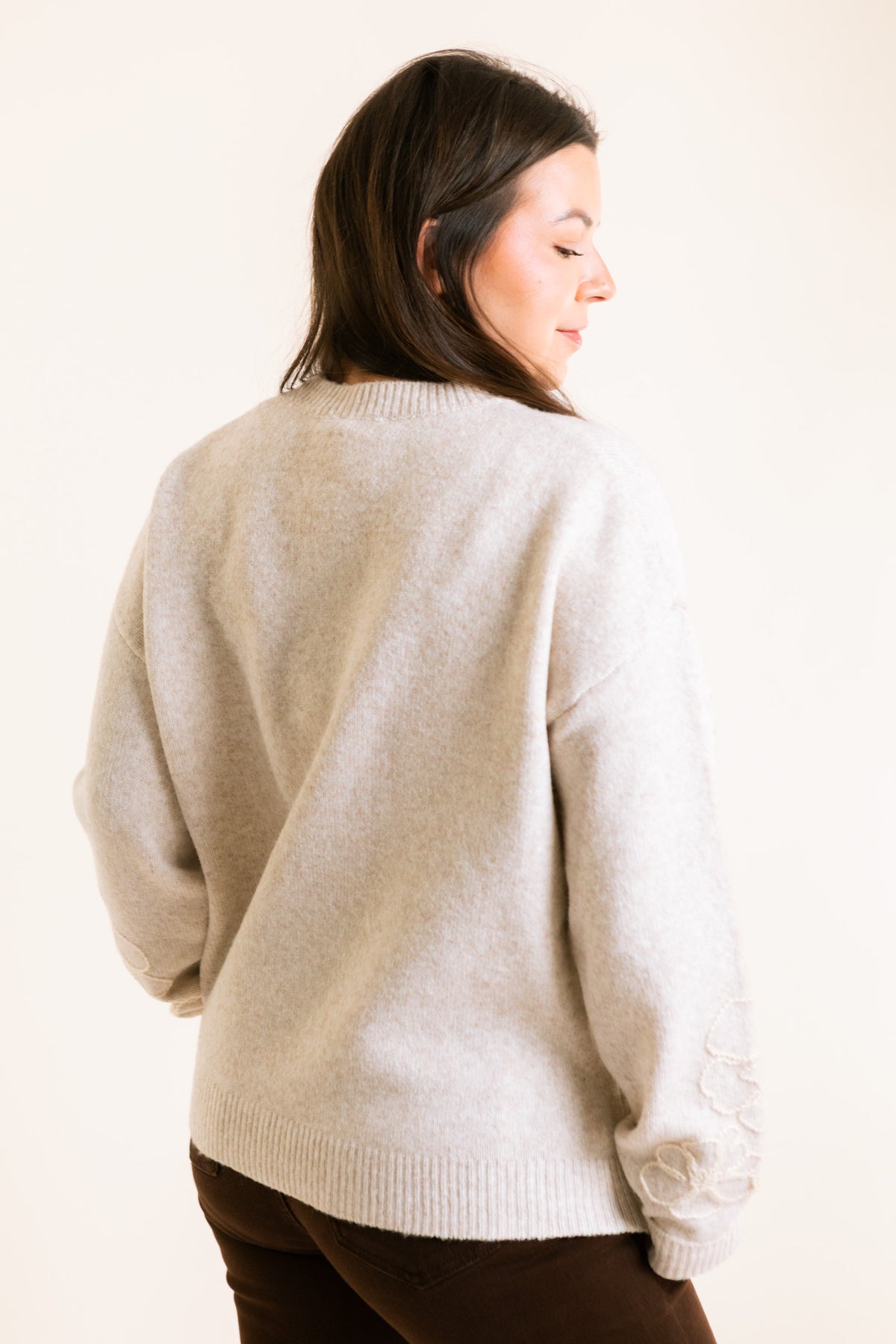 The Annelise Floral Knit