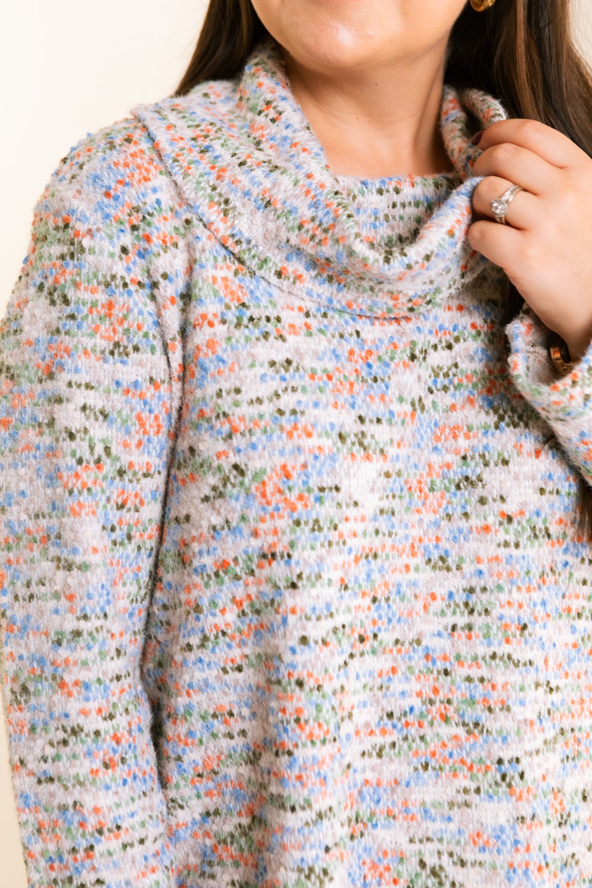 Speckled Cowl Sweater
