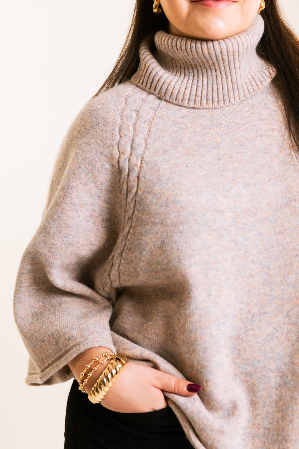 The Lucienne Cable Knit Sweater