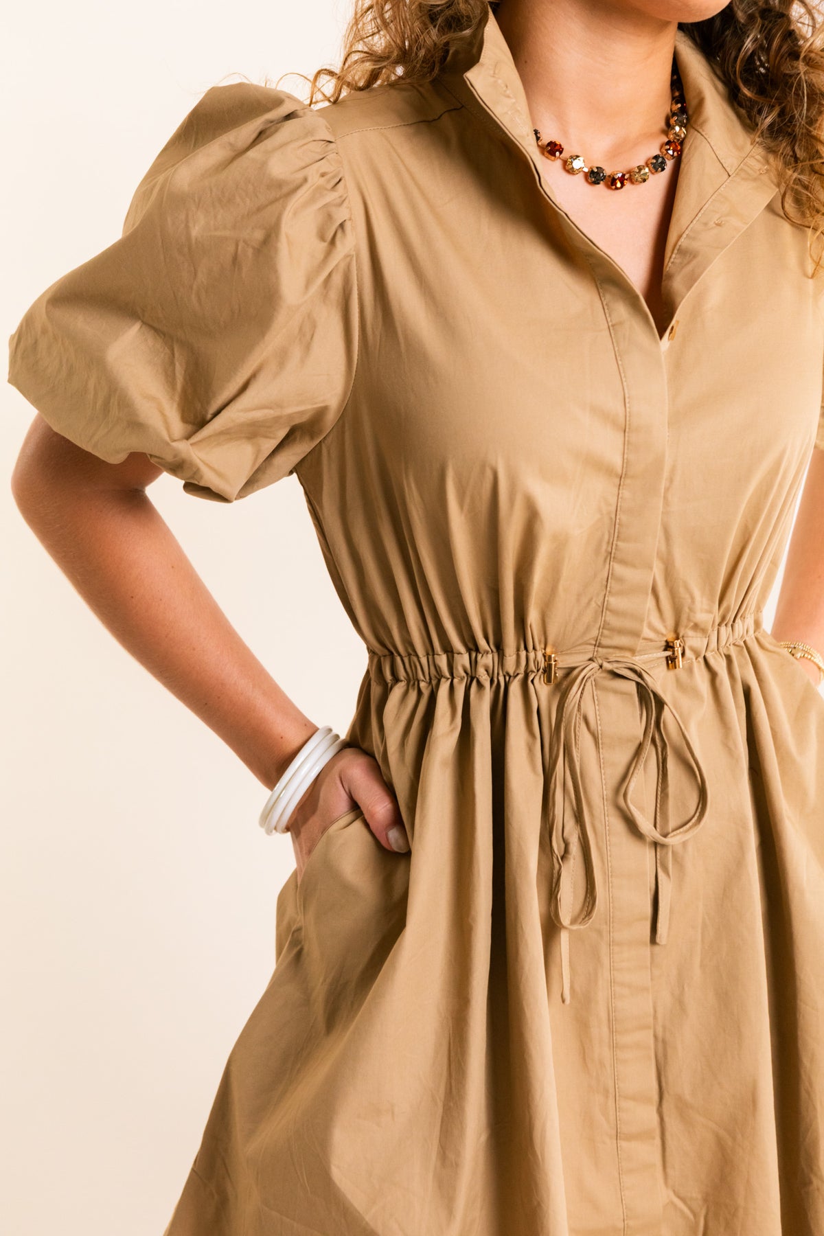 The Alessandra Puff Sleeve Dress