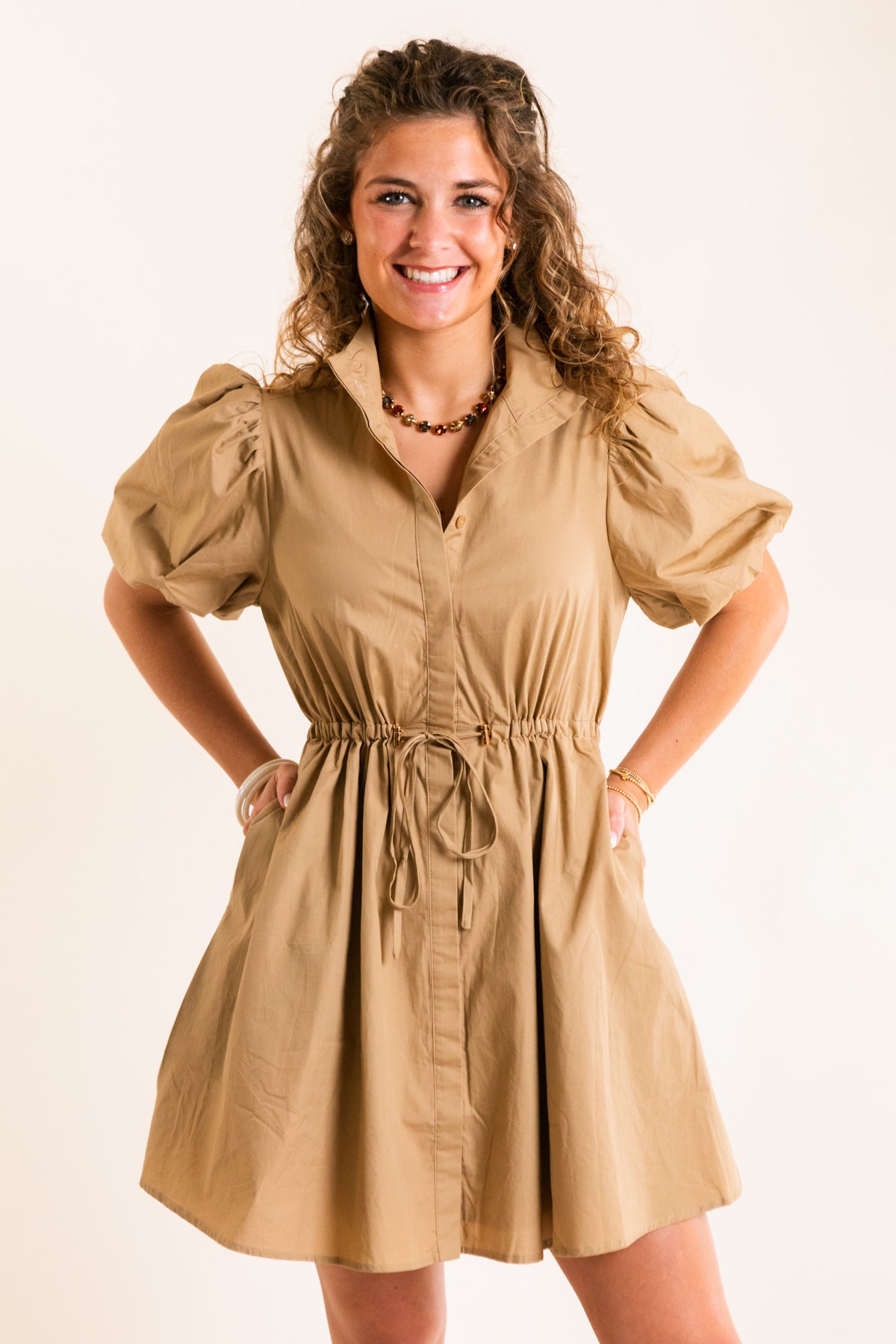 The Alessandra Puff Sleeve Dress
