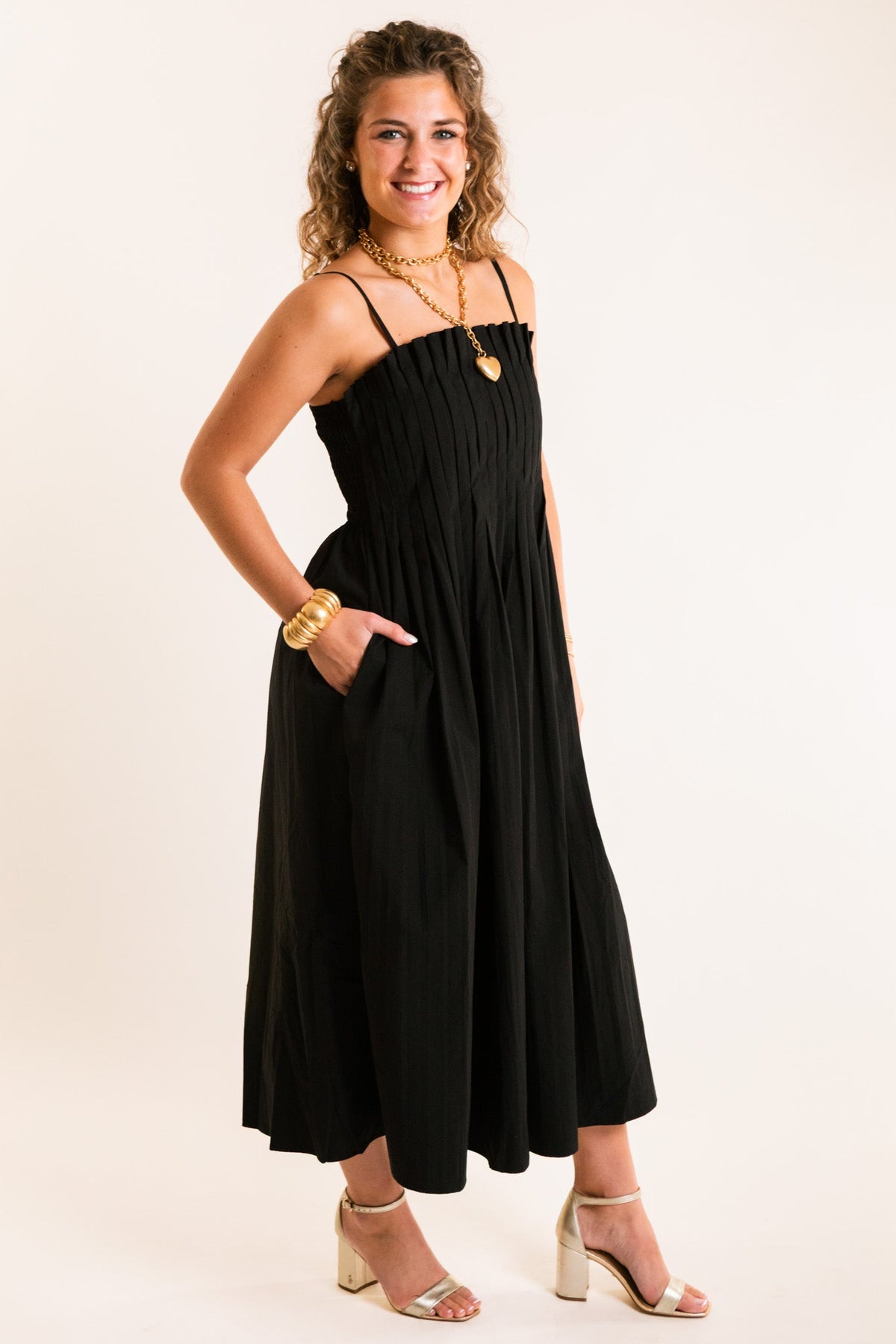 The Estelle Pleated Dress