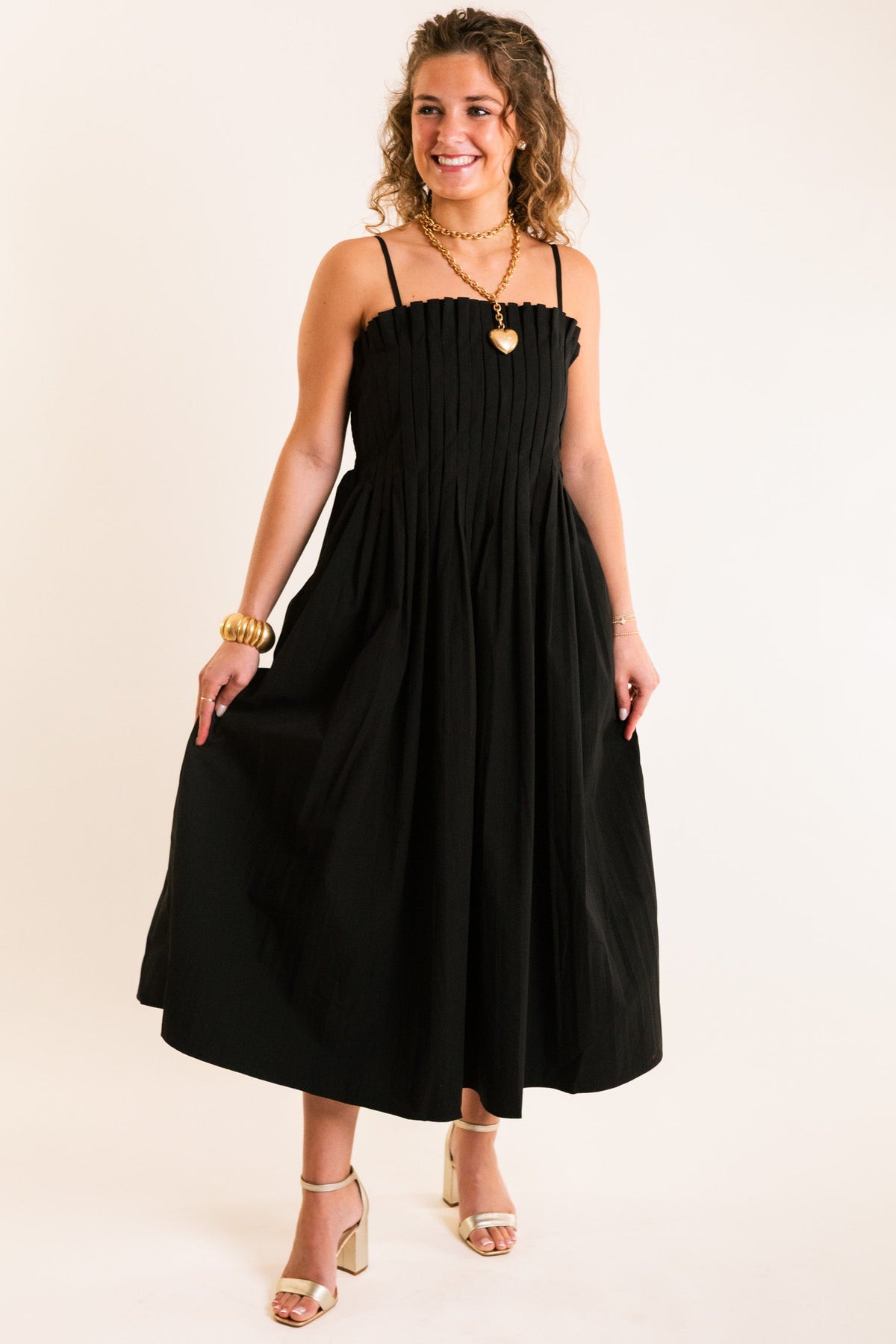The Estelle Pleated Dress