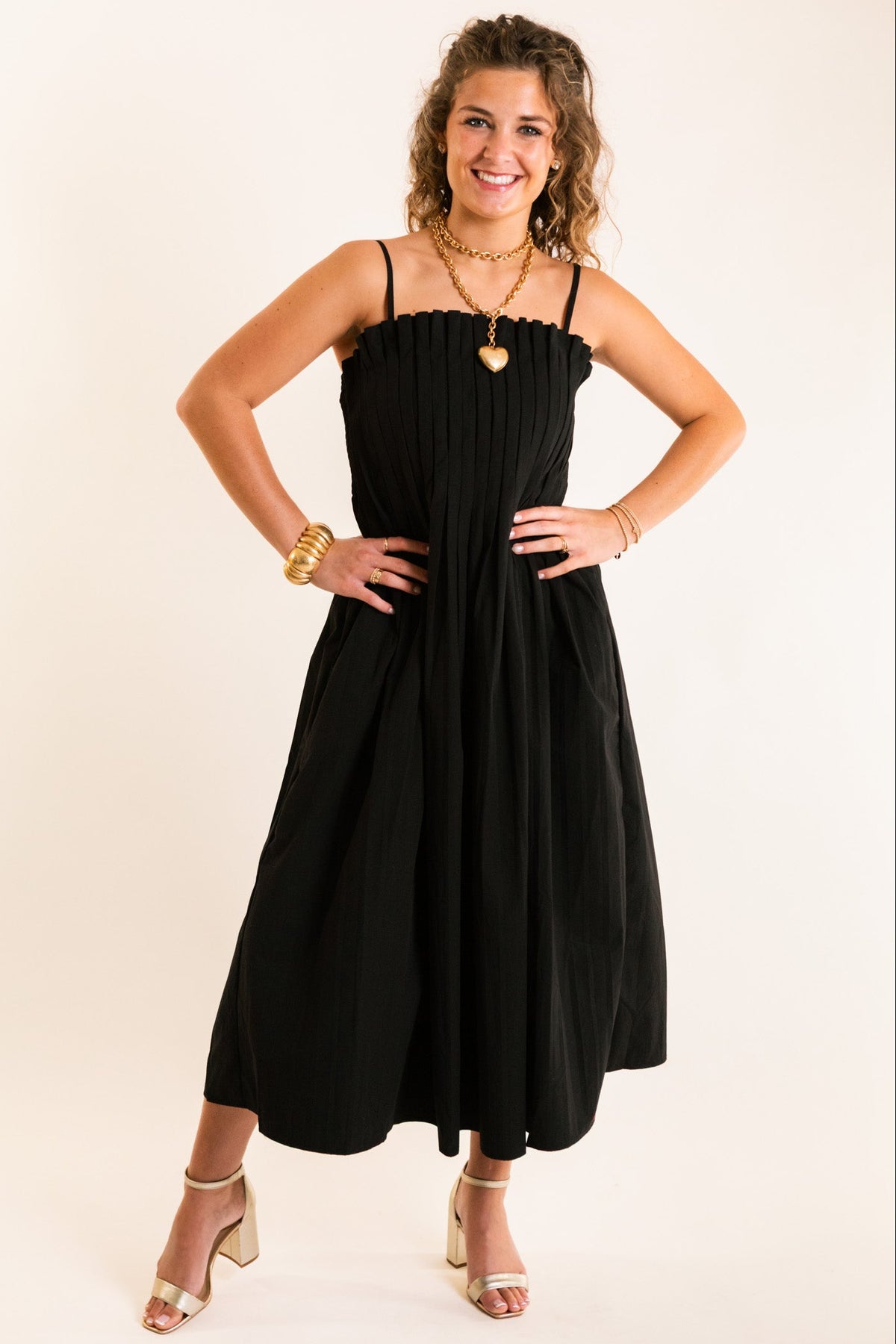 The Estelle Pleated Dress