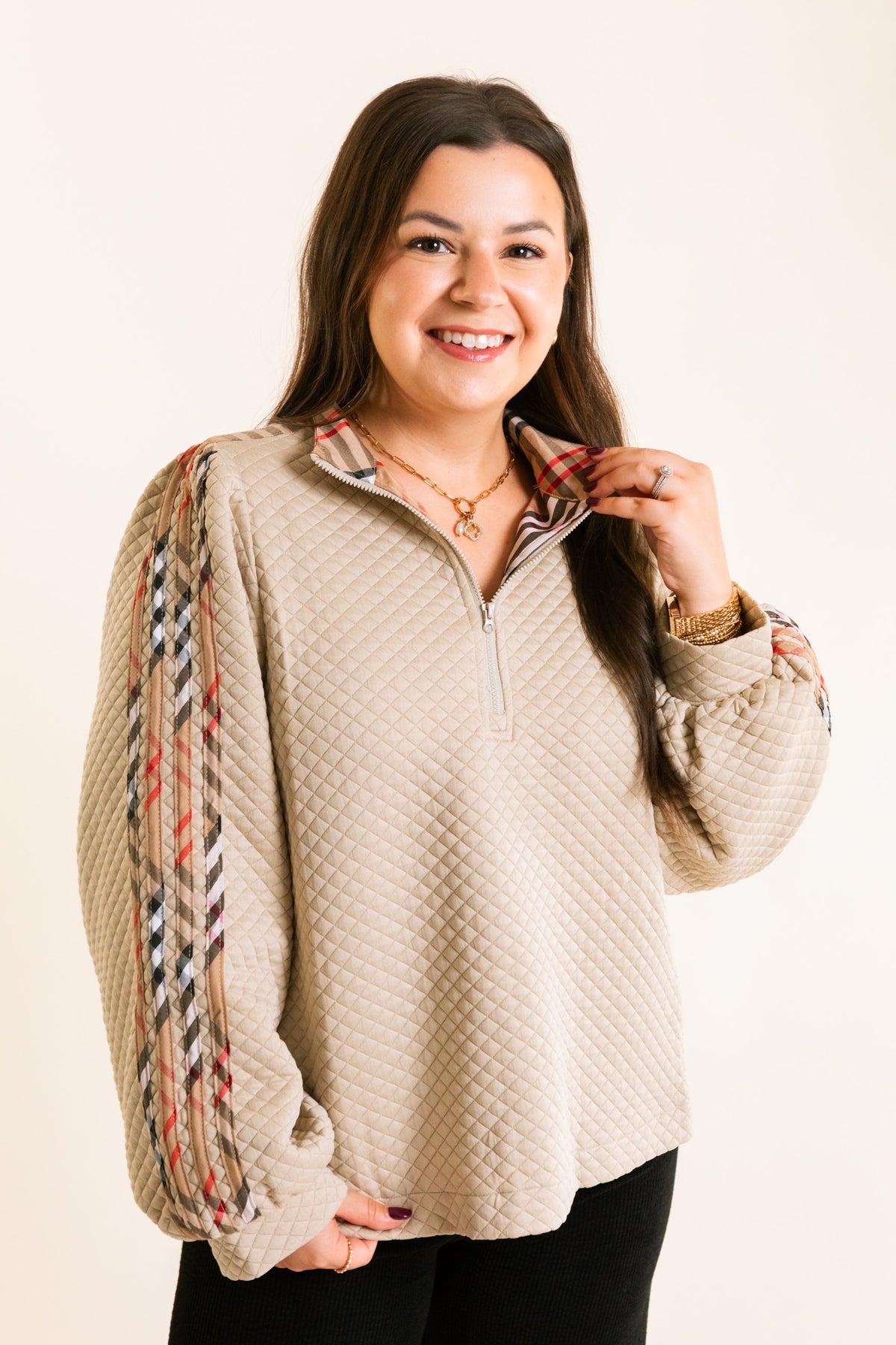 The Kensington Plaid Pullover