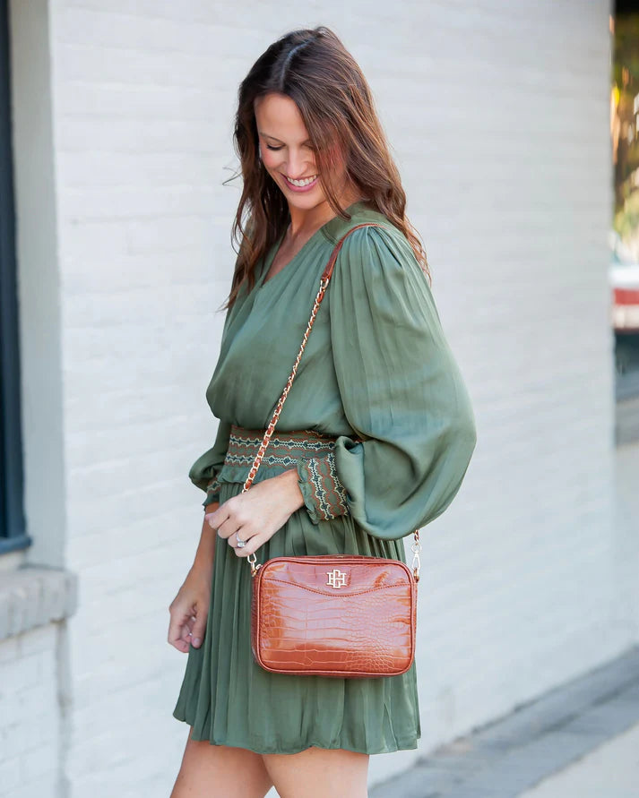 Caroline Hill | Fiona Crossbody - Saddle EC