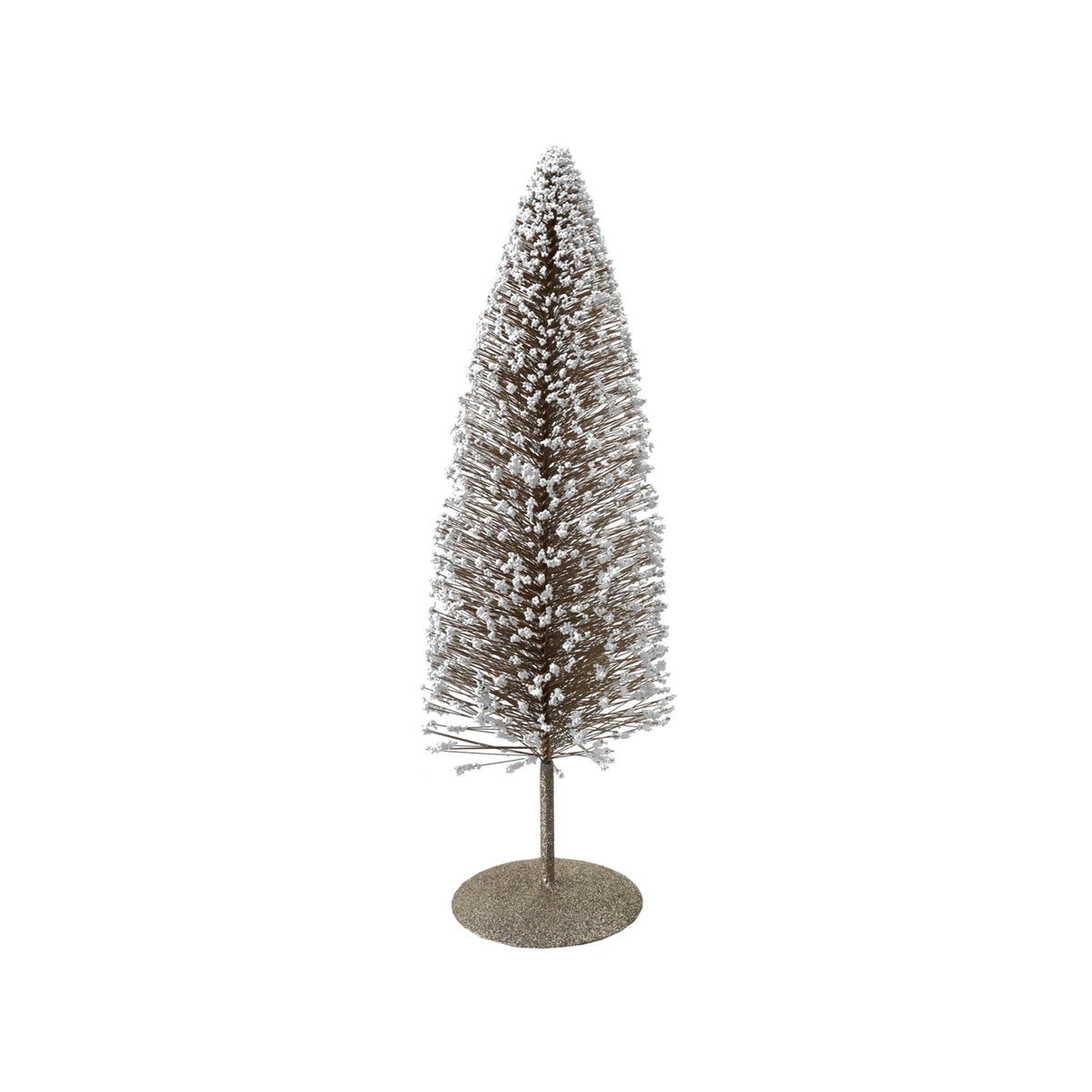 Creative Co-Op | Plastic Bottle Brush Tree with Glitter - Large
