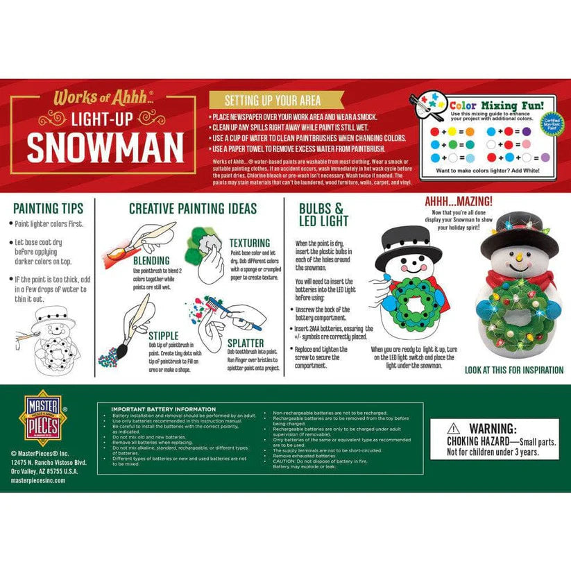 Light-Up Snowman Kit